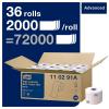 imageTork HighCapacity Toilet Paper Roll White T26 Advanced 1Ply 36 x 2000 sheets 110291A36 pack
