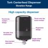 imageTork Industrial Centrefeed Dispenser Black M2 Durable Elevation Range 559028A