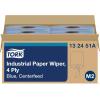 imageTork Industrial Wiper Blue W1W2 Centerfeed 2 x 375 Sheets 13244101Blue