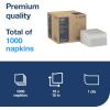 imageTork LinStyle Dinner Napkin White Flat Pack 1 x 1000 Napkins 716002Pack of 1  1000 Sheets