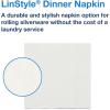 imageTork LinStyle Dinner Napkin White Flat Pack 1 x 1000 Napkins 716002Pack of 1  1000 Sheets