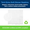 imageTork LinStyle Dinner Napkin White Flat Pack 1 x 1000 Napkins 716002Pack of 20