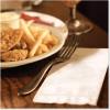 imageTork LinStyle White Dinner Napkin Flat 1ply 17quot x 17quot 1 x 500 napkins NC7100White