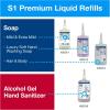 imageTork Liquid Skincare Dispensers for Liquid Soap and Hand Sanitizer Black S1 Economical Elevation Range 570028A Pack of 6White Pack of 6