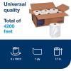 imageTork Matic Extra Soft Paper Hand Towel Roll White with Blue Leaf H1 Premium High Absorbency 6 Rolls x 300 ft 290094White