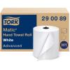 imageTork Matic Extra Soft Paper Hand Towel Roll White with Blue Leaf H1 Premium High Absorbency 6 Rolls x 300 ft 290094White