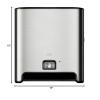 imageTork Matic Hand Towel Roll Dispenser with Intuition Sensor Stainless Steel Image H1 OneataTime Dispensing  461202