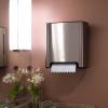 imageTork Matic Paper Hand Towel Roll Dispenser Stainless Steel H1 OneataTime Dispensing Image Range 461002Dispenser