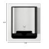 imageTork Matic Paper Hand Towel Roll Dispenser Stainless Steel H1 Recessed Image Range 461023Dispenser