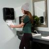 imageTork Matic Paper Towel Dispenser White H1 OneataTime Dispensing Elevation Range 5510202Dispenser  Black