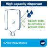 imageTork Maxi Centerfeed Roll Dispenser AquaWhite W2 High Capacity Performance Range 653020Dispenser
