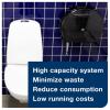 imageTork Mini Jumbo Toilet Paper Roll Dispenser  Black  T2  Refill  Advanced Mini Jumbo Bath Tissue Roll 12 rolls
