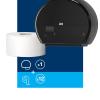 imageTork Mini Jumbo Toilet Paper Roll Dispenser  Black  T2  Refill  Advanced Mini Jumbo Bath Tissue Roll 12 rolls
