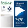 imageTork Mini Jumbo Toilet Paper Roll White T2 Advanced 1Ply 12 x 1200 1201390312 pack