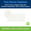 imageTork Natural Dinner Napkin 18 Fold 1ply 17quot x 15quot 12 x 250 napkins N5186white