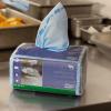 imageTork Odor Resistant Foodservice Cleaning Towel Blue W8 ZFolded 4 x 50 Cloths 192292