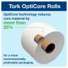 imageTork OptiCore Midsize Toilet Paper Roll White T10 Universal 2ply 12 x 2000 sheets 160090