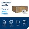 imageTork OptiCore Midsize Toilet Paper Roll White T10 Universal 2ply 12 x 2000 sheets 160090