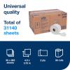 imageTork OptiCore Midsize Toilet Paper Roll White T11 Universal 2ply 36 x 865 sheets 161990