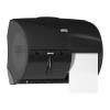 imageTork OptiCore Twin Toilet Paper Roll Dispenser Black T11 High Capacity 565728