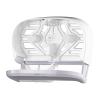 imageTork OptiCore Twin Toilet Paper Roll Dispenser White T10 High Capacity 565520