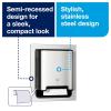 imageTork Paper Hand Towel Dispenser Stainless Steel  H1  Refill  Universal Paper Hand Towel Rolls 6 Rolls