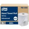 imageTork Paper Hand Towel Roll White H21 Advanced 100 Recycled Fiber 6 rolls x 800 ft RB800