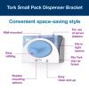 imageTork Small Pack Food Service Towel Dispenser Bracket White W8 Space Saving Performance Range 655300