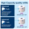 imageTork Twin Toilet Paper Roll Dispenser White T26 High Capacity Elevation Range 65quot x 63quot x 142quot 555620White