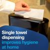 imageTork Xpress Stainless Steel Paper Towel Dispenser Compact Design Fits H2 Hand Towels Ideal for Home Use Single Unit 302030Black