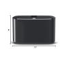 imageTork Xpress Stainless Steel Paper Towel Dispenser Compact Design Fits H2 Hand Towels Ideal for Home Use Single Unit 302030Black