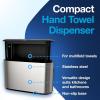 imageTork Xpress Stainless Steel Paper Towel Dispenser Compact Design Fits H2 Hand Towels Ideal for Home Use Single Unit 302030Stainless Steel
