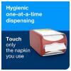 imageTork Xpressnap Counter Napkin Dispenser Black N4 Versatile Design Signature Range 57quot x 75quot x 121quot 6432000Red