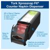 imageTork Xpressnap Fit Counter Napkin Dispenser Black N14 Signature Range Oneatatime Dispensing 56quot x 48quot x 128quot 7432000Dispenser