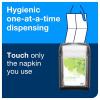 imageTork Xpressnap Fit Tabletop Napkin Dispenser Black N14 Signature Range Oneatatime Dispensing 67quot x 44quot x 56quot 7232000 x4