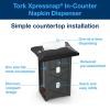 imageTork Xpressnap InCounter Napkin Dispenser Black N4 Signature Range 135quot x 99quot x 7quot 6032120