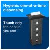 imageTork Xpressnap InCounter Napkin Dispenser Black N4 Signature Range 215quot x 99quot x 7quot 6032200