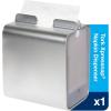 imageTork Xpressnap Natural Dispenser Napkin N4 12 x 500 Sheets  Napkin Dispenser Xpressnap AluminiumBundle 1  Dispenser  Refill