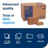 imageTork Xpressnap Natural Dispenser Napkin N4 12 x 500 Sheets  Xpressnap Tabletop Napkin Dispenser Black Pack of 4