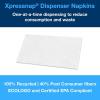 imageTork Xpressnap Natural Dispenser Napkin N4 2ply 12 Fold OneataTime Dispensing 12 x 500 85quot x 65quot 109906Refill