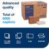 imageTork Xpressnap Natural Dispenser Napkin N4 2ply 12 Fold OneataTime Dispensing 12 x 500 85quot x 65quot 109906White  100990