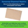 imageTork Xpressnap Natural Dispenser Napkin N4 2ply 12 Fold OneataTime Dispensing 12 x 500 85quot x 65quot 109906White  109080
