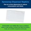 imageTork Xpressnap Natural Dispenser Napkin N4 Universal Interfold 1ply 13quot x 85quot 12 x 500 napkins DX906EBundle  Dispenser  Refill