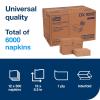 imageTork Xpressnap Natural Dispenser Napkin N4 Universal Interfold 1ply 13quot x 85quot 12 x 500 napkins DX906ERefill