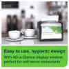 imageTork Xpressnap Tabletop Napkin Dispenser Black Oneatatime Dispensing Hygienic Durable Design 1 Pack x 1 Dispenser 6232100