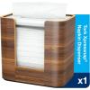 imageTork Xpressnap Tabletop Napkin Dispenser Walnut N4 Compact Image Range 76quot x 8quot x 55quot 72900Dispenser