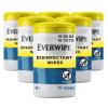 imageTork Everwipe Disinfectant Wet Wipe Canister White Cleans and Deodorizes 6 x 75 wipes 192804 101075