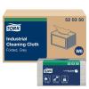 imageTork Folded Industrial Cleaning Cloth Gray W8 Soft and Flexible 8 x 55 Sheets 520350