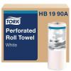 imageTork HB1990A Perforated Paper Roll Towel 2Ply 11quot Width x 9quot Length White Case of 30 Rolls 84 per Roll 2520 Towels