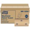 imageTork Multifold Hand Towel Natural 100 recycled FSC certified Compatible with H2 Dispensers 16 packs x 250 sheets MK520ATork H2  Multifold Hand Towels